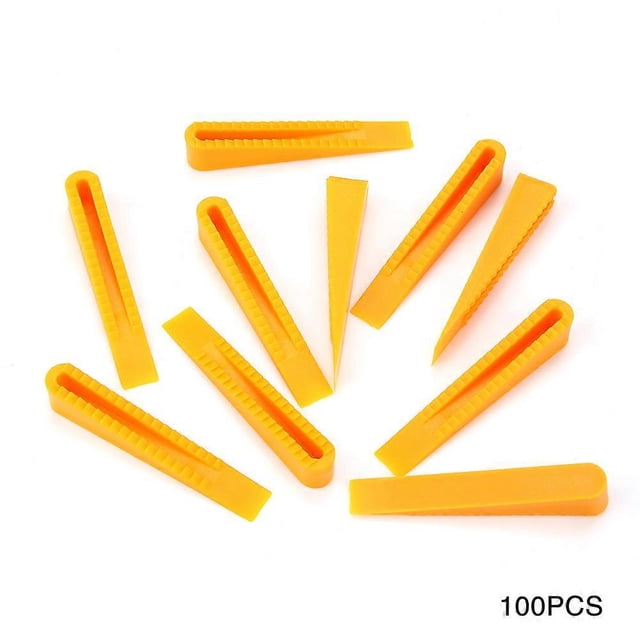 100pcs Tile Leveling System Wedges Tile Leveler Spacers For Tiling Tools