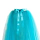 thumbnail image 3 of Elegante vestido largo con tutú de malla de tul y desmontable hasta el suelo para niñas. Azul, 3 of 9