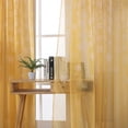 thumbnail image 4 of Festive Snowflake Voile Window Curtain for with Sheer Drape Panel, 4 of 6