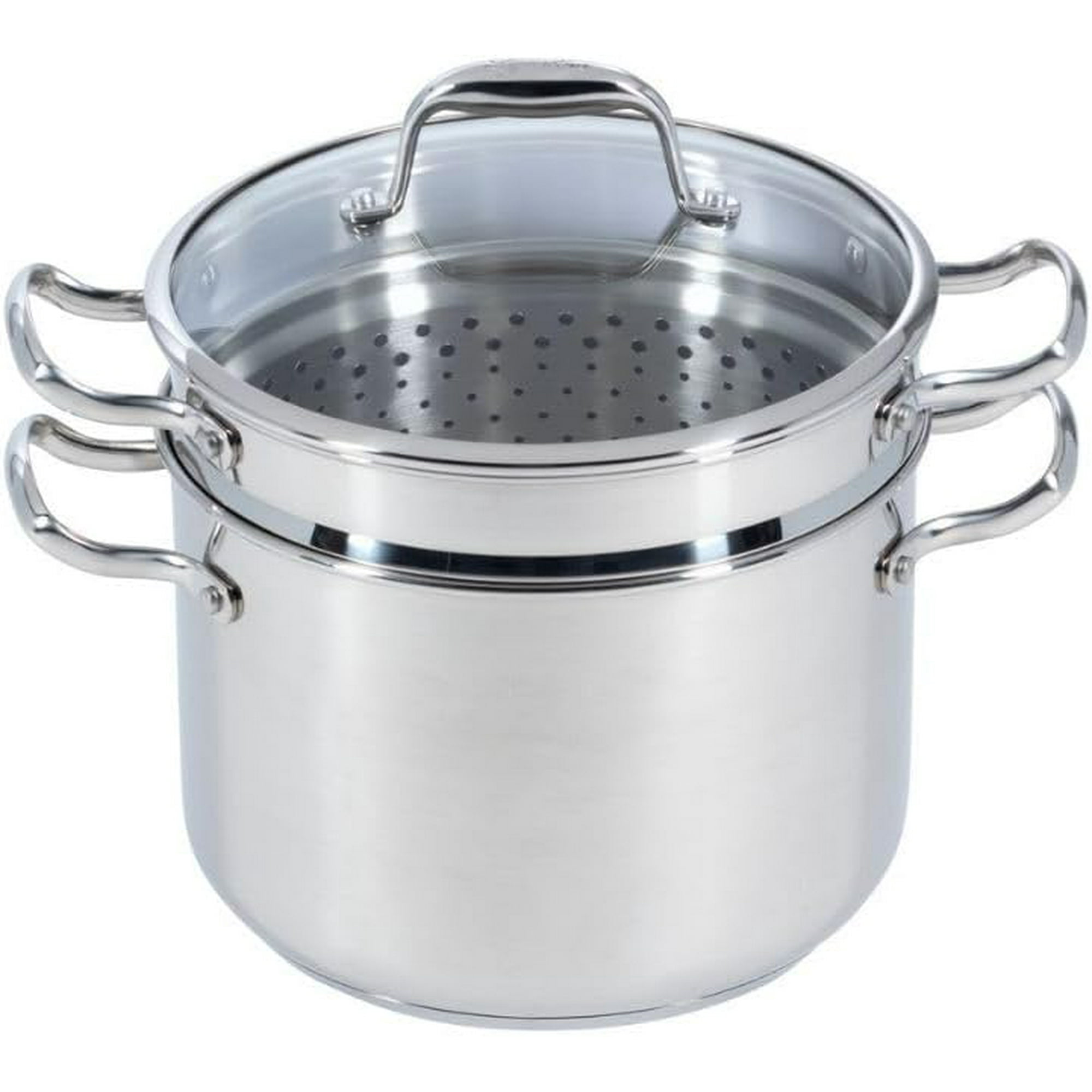 Lagostina ステンレススチールパスタ鍋3L USED Lagostina Ambiente, 3-piece set, Stainless Steel, 2 Pasta pots