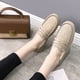 thumbnail image 4 of Zapatos para mujer, zapatos Doudou de invierno, suela plana, tendón de vaca, suela suave, zapatos de algodón, zapatos para correr, botas de vaquero, 4 of 7
