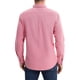 thumbnail image 3 of CAMISA DE NEGOCIO OXFORD DE MANGA LARGA PARA HOMBRE, CON CUELLO Y BOTONES, AJUSTE REGULAR, TALLA XL, ROJA, 3 of 5