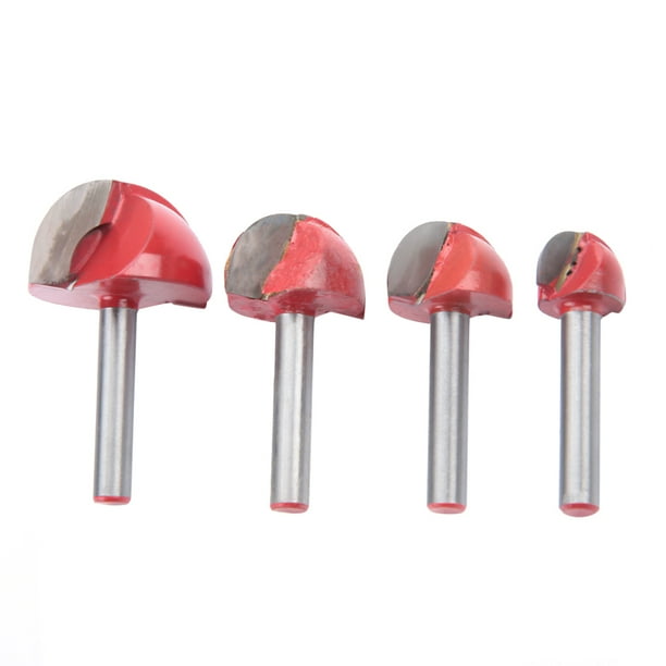 Oubit Router Bit 4pcs 6 16 6 32 Round Bottom Round Bottom Bit