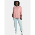 thumbnail image 2 of Terra & Sky Women's Plus Size Fleece Sweatshirt, Size 0X-5X, 2 of 5