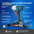 thumbnail image 2 of Atornillador De Impacto Industrial 1/4 + Batería 2.0 Ah azul Estándar, 2 of 10