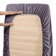 thumbnail image 4 of Juego de sábanas Hearth & Harbor Luxury Soft Cal King, gris y morado, 4 of 8
