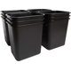 thumbnail image 3 of Cesta de basura eficiente en el espacio> Se adapta al escritorio> Espacios pequeños y estrechos en oficina comercial, cocina, oficina en el hogar, dormitorio> Fácil de limpiar> Negro Afortunado Sencillez, 3 of 5