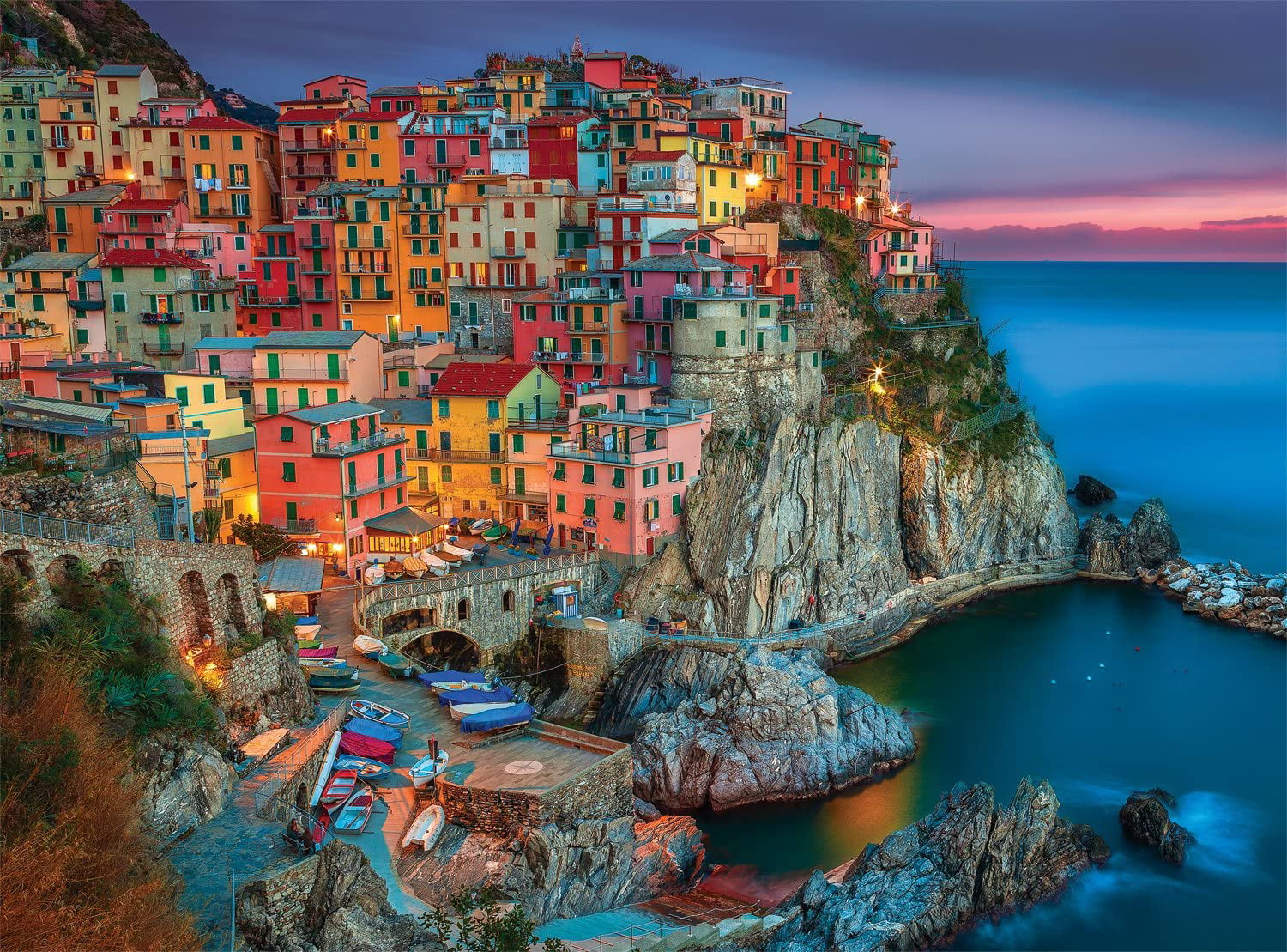 500 piece puzzle Italy Cinque Terre educational toy space traveler jigsaw puzzle 