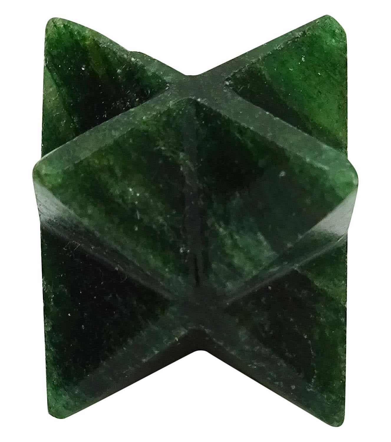 Spiritual Healing 8 Point Merkaba Crystal Clear Stone Sacred Star Reiki Gemstone 