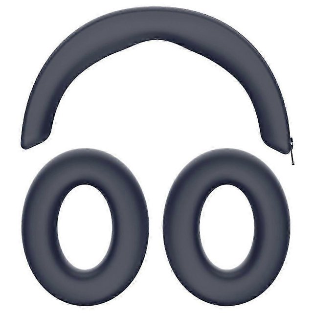 1 Pair Silicone Earpad Case for Sennheiser Momentum 4 Headphone Cushion Cover Headband Sleeve - Ligh