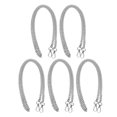 thumbnail image 4 of cadenas de metal de 3,9 pies cada una, hechas a mano, a prueba de herrumbre, con cabeza recta, cadena de eslabones, cadena para hacer joyas, color plateado, 4 of 14