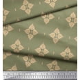 thumbnail image 2 of Soimoi Polyester Crepe Fabric Floral Block Print Sewing Fabric Yard 52 Inch Wide, 2 of 5