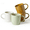 Assorted Colors, variant on Famiware Constellation 13 oz Stoneware Coffee Mug Set of 4, White