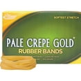 thumbnail image 2 of Alliance Rubber 20645 Pale Crepe Gold Rubber Bands - Size #64 - 1 lb Box - Approx. 490 Bands - 3 1/2" x 1/4" - Golden Crepe, 2 of 6
