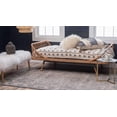 thumbnail image 4 of Unique Loom 3129143 8 x 10 ft. Gaisberg Salzburg Rectangular Rug, Gray, 4 of 10