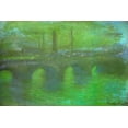 thumbnail image 2 of Monet, Claude 18x13 White Modern Wood Framed Museum Art Print Titled - Waterloo Bridge at dusk 1904, 2 of 4