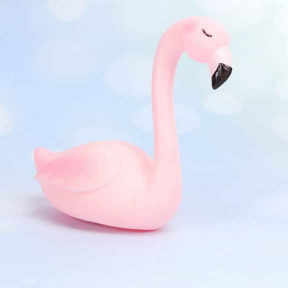WHAMVOX  4 Pcs Cake Decorations Flamingo Ornament Unique Party
