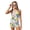 Colorful Palm Tree Print, variant on Tutolipy Floral Hearts Pattern Girls 2-Piece Tankini Swimsuit Set, Removable Chest Pads Quick Dry Sleeveless Girls Two Piece Swimwear Tankini Set for Pool Size 14-15 Year Old