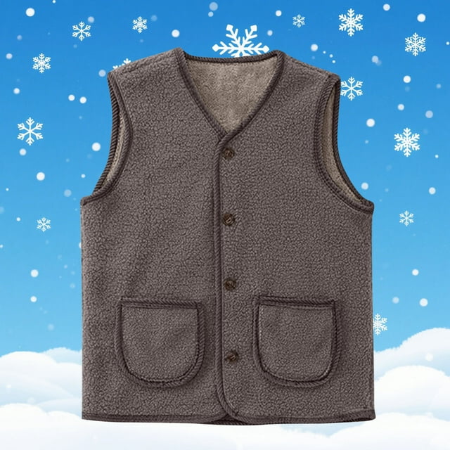 Débardeur d'Hiver Sans Manches à Col en V pour Femme, Confortable, Coupe Régulière, Uni, pour Tenue Décontractée, Tissu Confortable, Parfait pour les Activités Intérieures et Extérieures