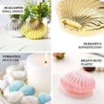 thumbnail image 4 of Efavormart 12 Pack - 3.5" Silver Plastic Sea Shell Table Scatter Décor, Vase Fillers for DIY, Home, Wedding, Party, Birthday, Centerpieces Decorations, 4 of 6