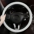 thumbnail image 6 of Ankereame Silicone Car Steering Wheel Cover - Non-Slip, Thin & Slim, Universal Fit 14-16 Inch, All Season, Easy Clean, Sports Style, 6 of 6