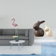 thumbnail image 2 of Estatua de flamenco de resina, escultura, figura de pájaro, estatua de cerámica, adorno decorativo, material único, ideal para el hogar, la oficina o, 2 of 8