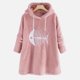 thumbnail image 3 of Sudaderas Con Capucha De Felpa Informales De Invierno Para Mujer, Camisetas De Manga Larga Para Mujer, Jerséis De Espina De Pescado De Felpa Likrtyny Mujer, 3 of 6