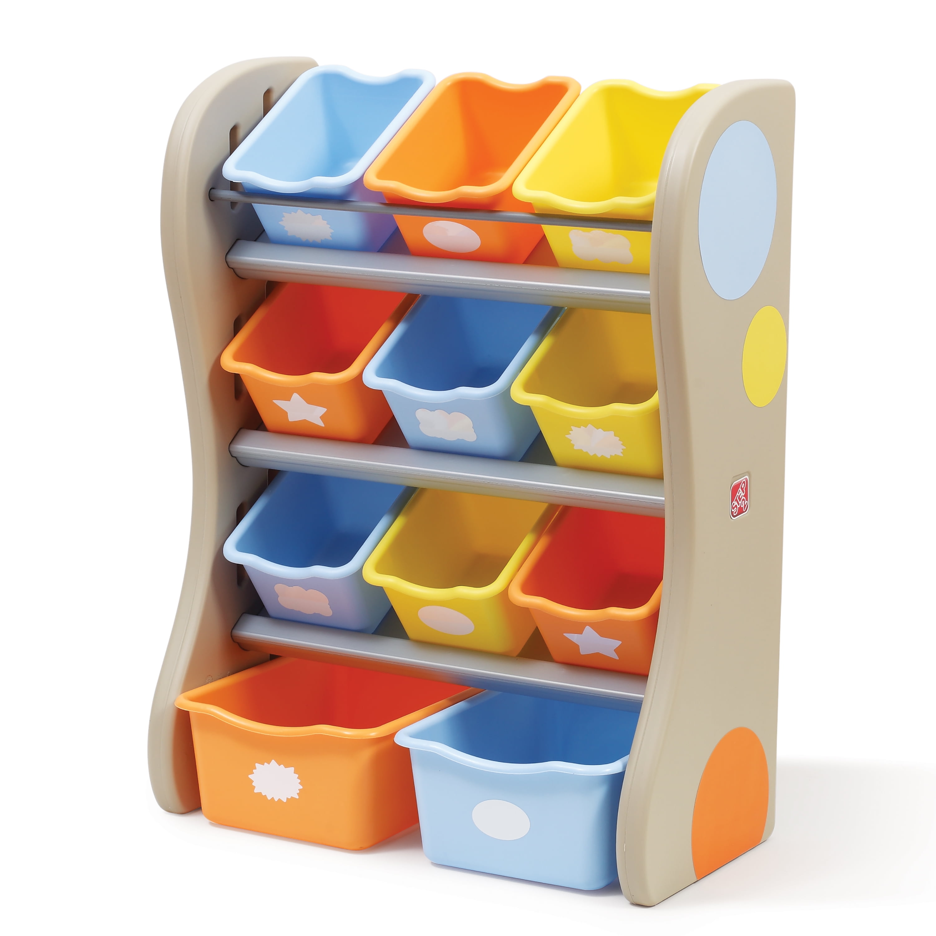 Step2 Storage Bin Organizer Tropical Colors Bins Walmart
