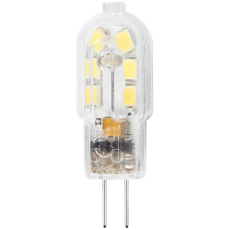 LNKOO 10-Pack G4 LED Bulb 12V JC G4 Bi Pin Bulb G4 20W Halogen