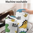 thumbnail image 5 of Dinosaur with ROAR Pattern Bathroom Rugs Mat,Non Slip Microfiber Bathroom Rug,Rubber Backing,Soft Bathroom Mats for Bathroom Floor,Tub and Shower,17x27in(43x68cm), 5 of 5