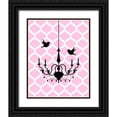 thumbnail image 1 of Robinson, Tamara 12x14 Black Ornate Wood Framed with Double Matting Museum Art Print Titled - Chandelier Birds, 1 of 4