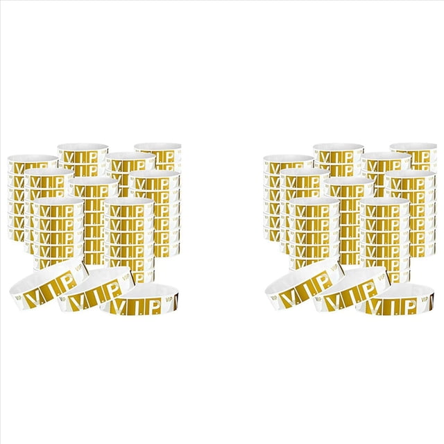 1000 Uds. Pulseras VIP, Pulseras Ligeras para Eventos, MuñEqueras Personalizadas para Fiestas, Brazalete Impermeable de Colores
