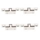 thumbnail image 5 of CRAFTHROU 4Ud Cerradura De Para Puerta De Gabinete Color Plata Con Alta Resistencia, 5 of 7