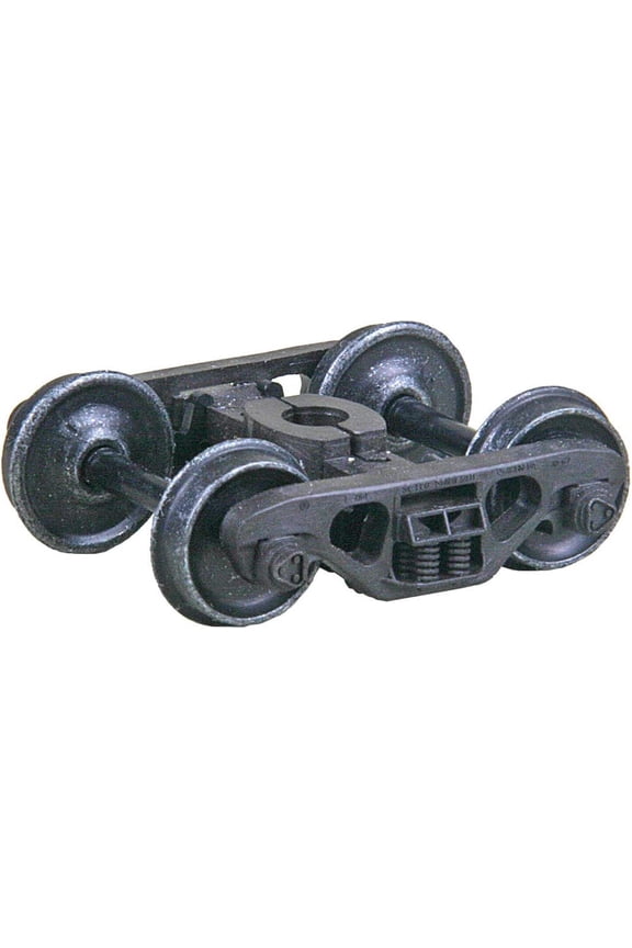 1570 HO Scale Barber(R) S-2 70-Ton Roller Bearing Self-Centering HGC Trucks -- Code 88 (.088") 33" Smooth-Back RP-25 Wheels 1 Pair