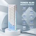 thumbnail image 2 of Teclado mecánico inalámbrico YUNZII AL65 de aluminio completo, 2 of 9