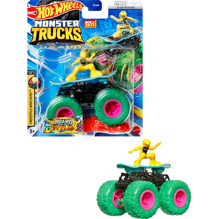 Carrinho de Brinquedo Hot Wheels  Lister - Carro Monster Truck - 1:64 -  Ring Master - Ref 57/75 5/6 - 1un - Hot Wheels - Mattel - Hot Wheels
