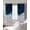 Mutli-Color, variant on Navy Blue Pink Blackout Curtains for Bedroom/Living Room, Thermal Insulated Kitchen Curtains, Watercolor Abstract Art Landscape Grommet Darkening Window Treatment Drapes 42"x84"x2