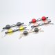 thumbnail image 5 of Gafas De Sol Rock Punk Glass Estilo Vintage Lente Redonda A Prueba De Sol Unisex Círculo Pequeño Hippie Accesorios Anti-Uv Gafas De Sol Al Aire Libre Oro Negro Noticed AP006383-05, 5 of 6