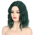 thumbnail image 3 of Women Fashion Lady Dark Green Small Rolls Wig Curly Hair, 3 of 3