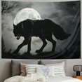 thumbnail image 2 of BCIIG Werewolf Tapestry Wolf Wall Hanging Party Decorations Home Decor For Bedroom Living Room Dorm, 2 of 6