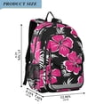 thumbnail image 2 of ALAZA Tropical Flowers-t9 Laptop Backpack Purse Travel Bag Casual School Bookbag Rucksack for Women Men, 2 of 6