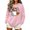 ZA-Pink-frostluinai womens sweatshirts, variant on Frostluinai Women's Pullover Sweatshirts Halloween Pumpkin Ghosts Print Sweat Shirts Round Neck Long Sleeve Holiday Party Casual Wear