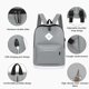 thumbnail image 3 of Mochila Para Acampar Al Aire Libre De 3 Uds., Bolso De Hombro Resistente Al Desgaste Con Bandolera, Bolso De Mano, Mochila Escolar De Estilo Coreano Con Cable Usb Speravity AP007924-02, 3 of 6