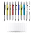 thumbnail image 1 of Uxcell 9 Pcs 6 en 1 Bolígrafo Multitool Tech Regalos para Hombres con Bolígrafo, Regla, Destornillador, Stylus para Navidad, 1 of 5