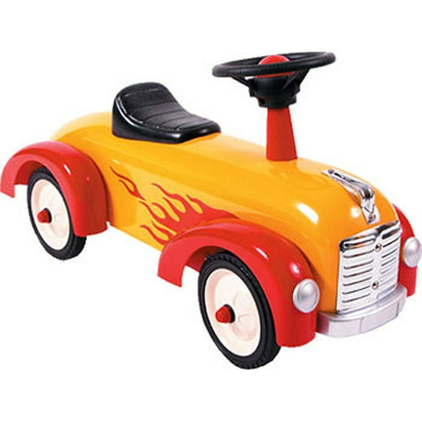 Schylling Toys Metal Classic Ride-On Speedster Car with Flames #MS