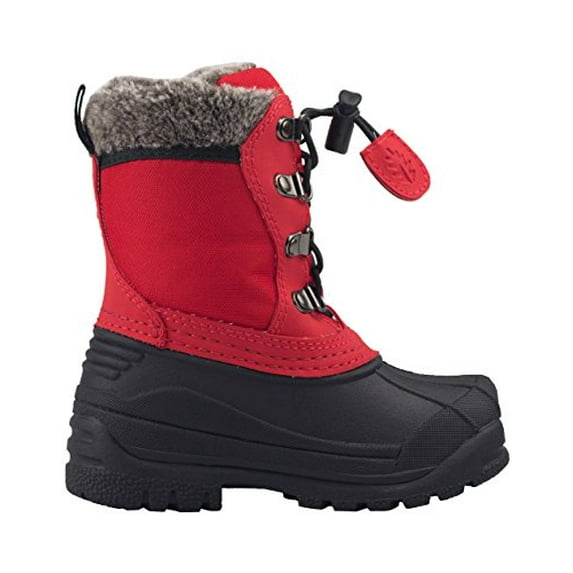 Oakiwear Waterproof Winter Snow Boots for Kids Insulated Rubber Nonslip Boy or Girls