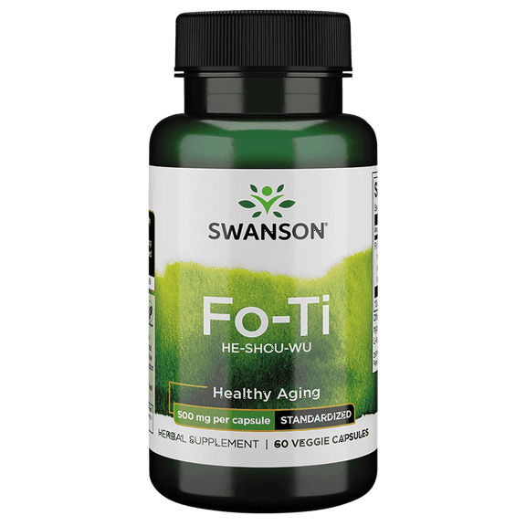 Swanson Fo-ti Extract 500 mg 60 Veggie Capsules