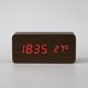 thumbnail image 2 of Reloj electrónico de madera de moda, reloj LED con pantalla de fecha y temperatura, reloj despertador electrónico, 2 of 4