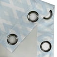 thumbnail image 4 of Ambesonne Grommet Curtain, , 50"x96", White and Soft Blue, 4 of 5