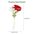 thumbnail image 5 of Faux Poppy Stem, Red, 20", by My Texas House, 5 of 6